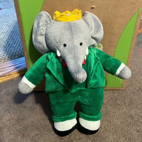 Babar plush by Yottoy Inc. 12in tall. - Picture 2 of 7